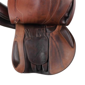 Antarès jumping saddle Extra-Contact 17" 3AAB